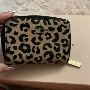 Kate spade cheetah/leopard wallet brand new